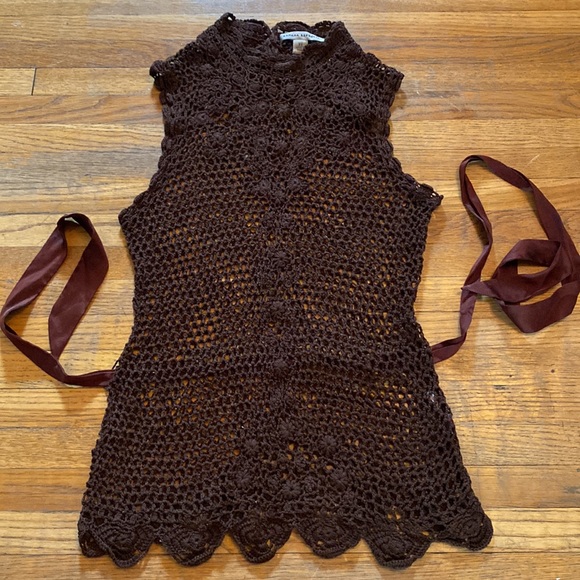 Banana Republic Crocheted Top Size XS - Picture 4 of 8